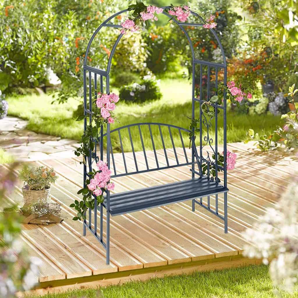 Relaxdays Arbour with Bench